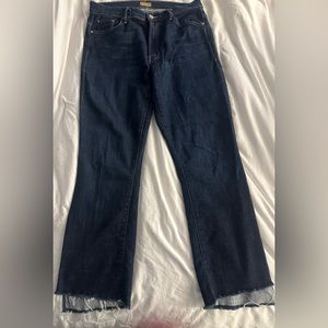 Mother Insider Crop in Clean Sweep sz 31